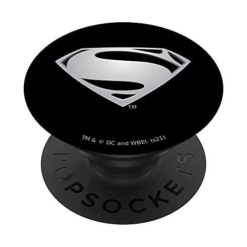 Zack Snyder s Justice League Superman Black Suit Symbol PopSockets Swappable PopGrip