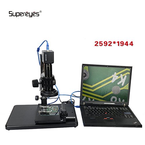 Supereyes T004 250X-1000X - Microscopio Digital Industrial (USB 5.0 MP)