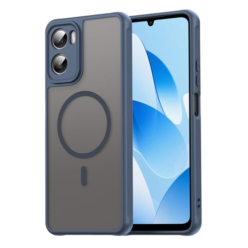 Image of Compatible with Motorola Moto G06 Power Case Cover,Compatible with MagSafe,Anti-Fall,Compatible with Motorola Moto G06 XT2535-1 XT2535-2 XT2535-14 Cell Protective Phone Case Blue