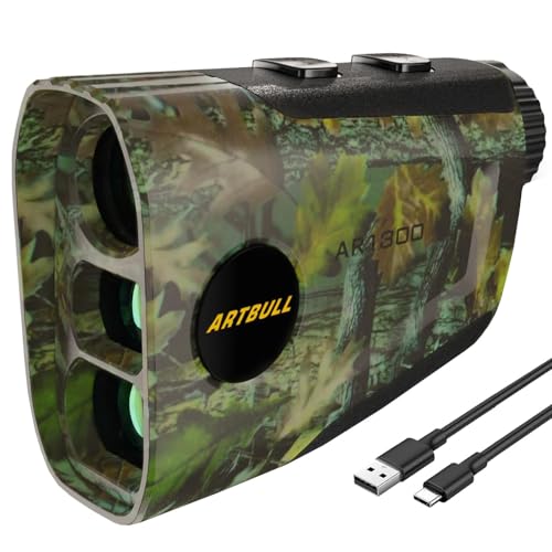 Hunting Rangefinder 1300Yds Camou Rechargeable Laser Distance Finder 6