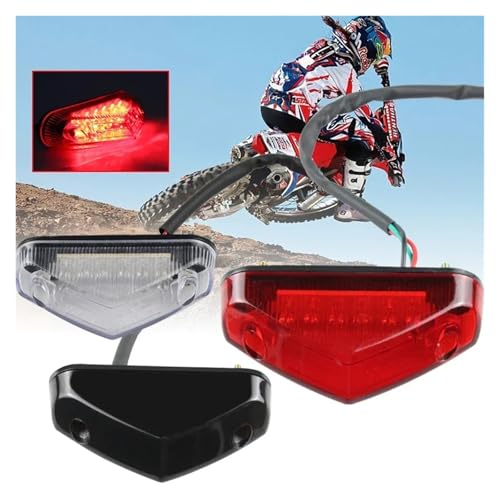 Feu stop arrière à LED 12V résistant aux vibrations de moto - 7