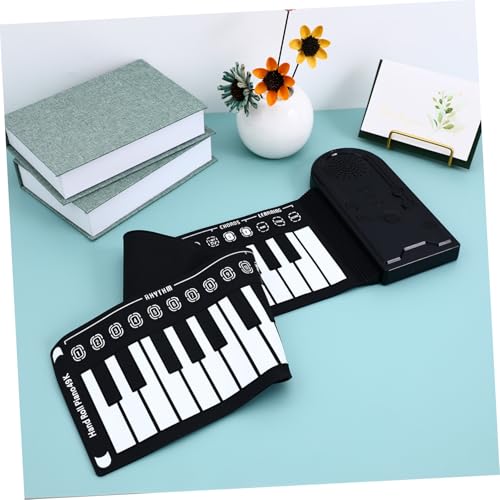 TOYANDONA 49 rouleau de piano clavier électrique piano pliant piano pour enfants piano portable clavier portable piano électronique roulé à la main piano roulé à la main Gel de silice Black - Les Beatles, Paul McCartney, John Lennon, RIngo Starr, George Harrison TOYANDONA 49 rouleau de piano clavier électrique piano pliant piano pour enfants piano portable clavier portable piano électronique roulé à la main piano roulé à la main Gel de silice Black – Image 5
