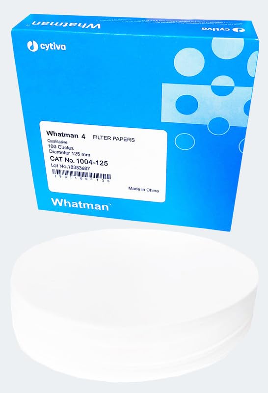WHATMAN 4-125 Whatman Standard Qualitative Filter paper Grade 4 125MM Diameter (Pack of 100).-image-31