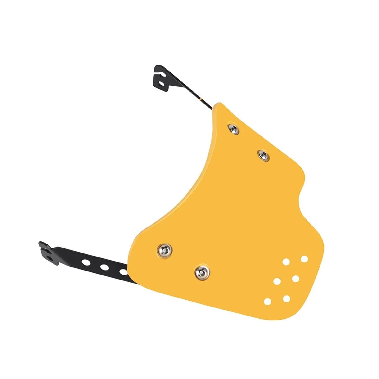 Parabrezza Anteriore for Moto Parabrezza for Zanzariera | Protezione Argento/Giallo for Universali Compatibili con Ducati Scrambler(Yellow)