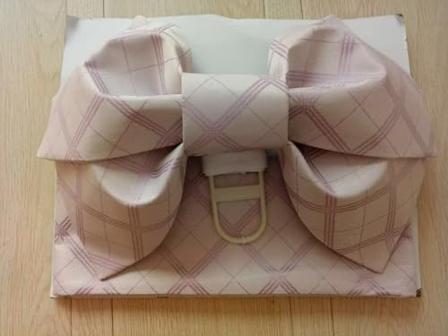 Women Japanese Kimono Pre-tied Obi Belt Cute Waistband Traditional Bow Waist Belt Sash for Yukata Robe Accessories