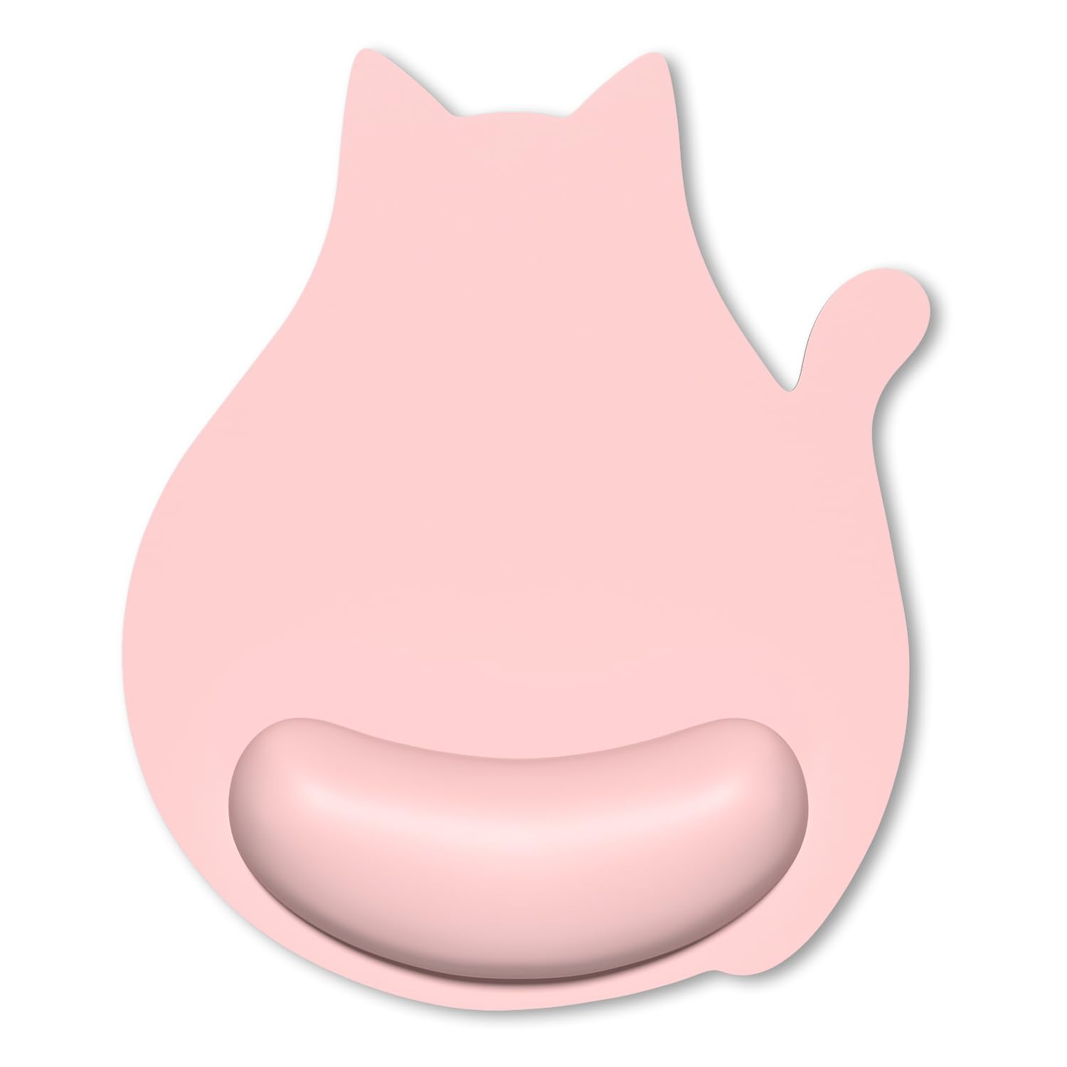 Hsxnam Ergonomic Mouse Pad with Wrist Rest, Cute Cat Memory Foam Padded Pain Relief Non-Slip Wrist Support Mouse Mat for Gaming Work Computer Laptop,