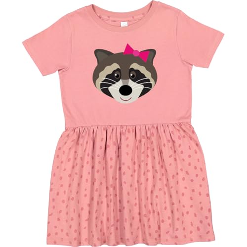 inktastic Raccoon Girl Animal Toddler Dress