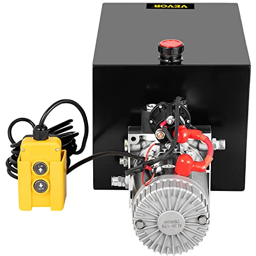 Mophorn 20 QUART HYDRAULIC PUMP Single Acting Hydraulic Dump Trailer Pump 3200 Psi Hydraulic Power Unit thumb #8