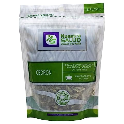 Nuestra Salud - Cedron Leaf Tea - Herbal Tea - Leaves - 30g / 1.052oz Zip-Lock Bag - 100% Natural Herb Leaves Cover