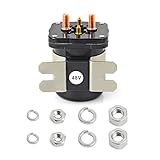 MOTO1988 48 Volt 4 Terminal Starter Solenoid Relay Compatible with Yamaha 1996-2007 Golf Cart G19-E G22-E YDRE 1995-1998 Club Car DS & Precedent JR1-H1950-00 73231-G01 (NO-12V)