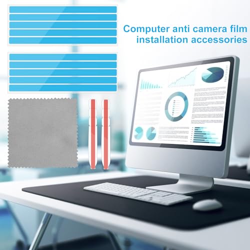 12 Strisce Adesive per Schermo Privacy e 2