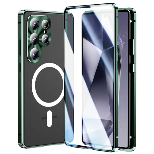 Protection Samsung S24 Ultra verre et aluminium vert premium JZ