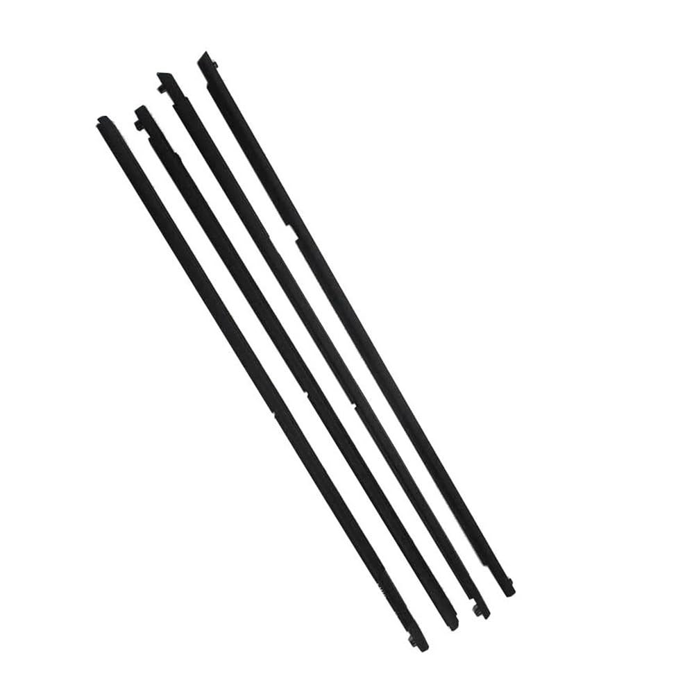 Syxlsjw Black Sealing Strip Car Weatherstrip Seal Belt Trim Sealing Strips For Mazda 3 2004-2009 Rubber Outer Window Glass
