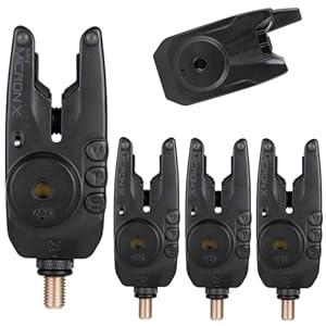 Fox Mini Micron X 4 Rod Bite Alarm Set with Receiver