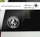 CELYCASY Neighborhood Witch - Vinilo adhesivo para coche, diseño de bruja pagano