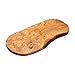Erreke Tagliere in Legno d'ulivo Naturale, Pezzo Unico, Tagliere per Servire, Tagliare, Carne, Barbecue, Formaggio, Pane (lungo circa 39 cm)