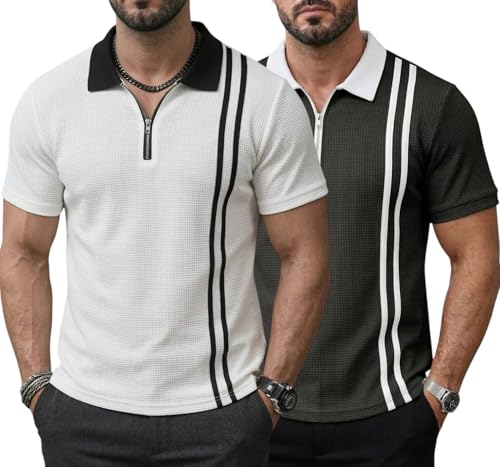 Image of JVX Men Polo T Shirt || Waffle Polo T Shirt for Men || Regular Fit Knitted Tshirt for Man || Coller T-Shirt (Available in Plus Size, Also Available in Combo Packs) (MRT-224)