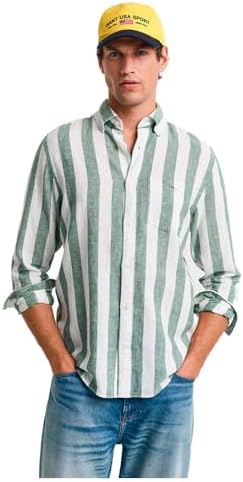 Aurélien | Navy Blue Linen Seaside Shirt