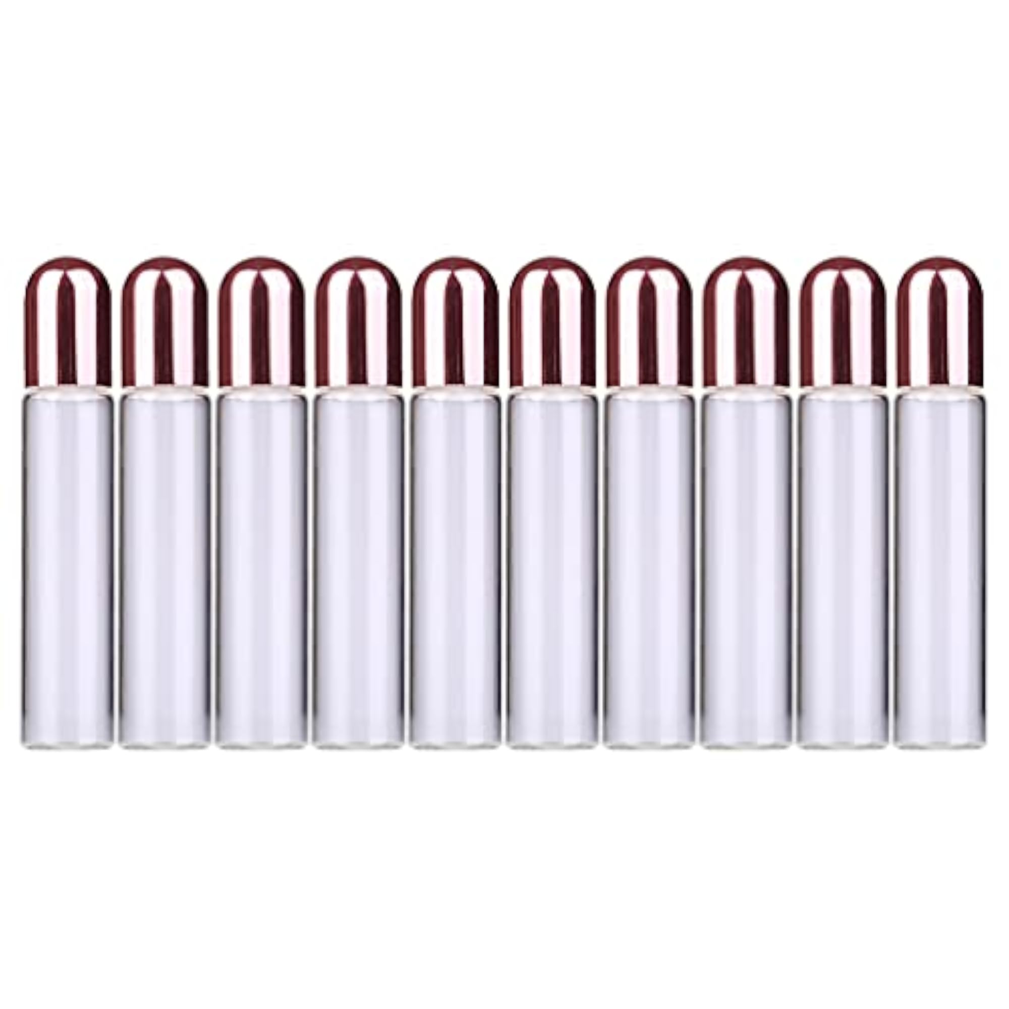 10pcs 3ML Glass Roller Bottles for Essential Oil and Perfume