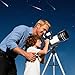 Telescope for Adults & Kids, 70mm Aperture 300mm Refractor Telescope, Portable Travel Refractor Telescopes for Astronomy Beginners with Tripod, Phone Adapter