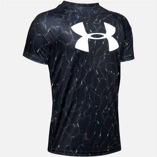 Image of Under Armour Boys' Tech Big Logo Printed Short Sleeve Gym T-Shirt