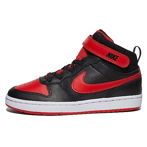 Image of Nike Unisex-Child Court Borough Low 2 (PSV) Casual Shoe