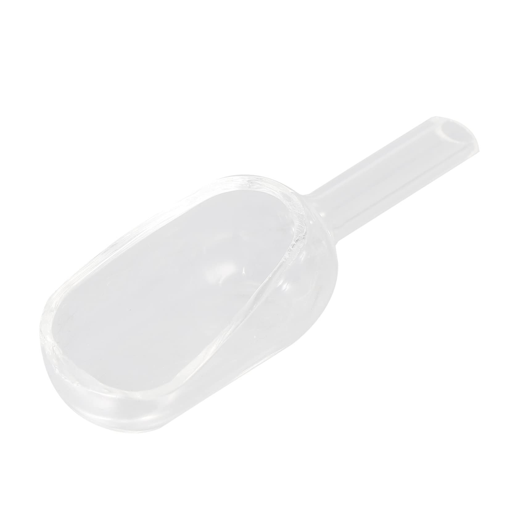 KICHOUSE 25x75mm Experimental Weighing Scoop Glass Weighing Spoon Multipurpose for Lab Classroom Research