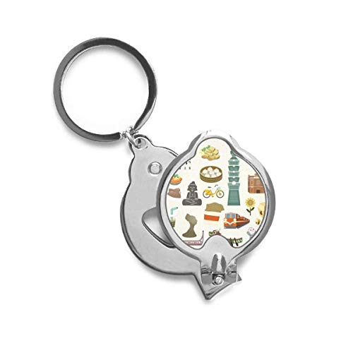 Coupe-ongles de voyage précis avec lime intégrée design Taiwan