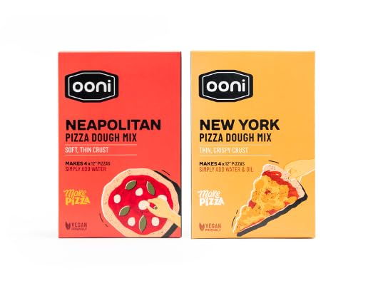 Comparison: Best Flour For Ooni Pizza Oven 10 Ooni Pizza Dough Mix Bundle - 4 x Neapolitan Style & 4 x New York 8.8 oz Dough Balls