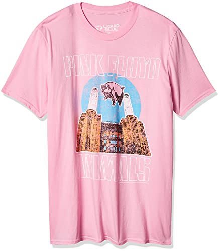 Liquid Blue unisex adult Animals T-shirt T Shirt Pink Large US