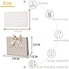 3 pièces Sacs Cadeau Champagne Or,Pochettes Cadeau en Papier Moyen avec Anse,Emballage Cadeaux avec Ruban d'Arc 3 Cartes 6 Mouchoirs,pour Anniversaires Mariages Fêtes Noël Paquet Luxe Elégantes #1
