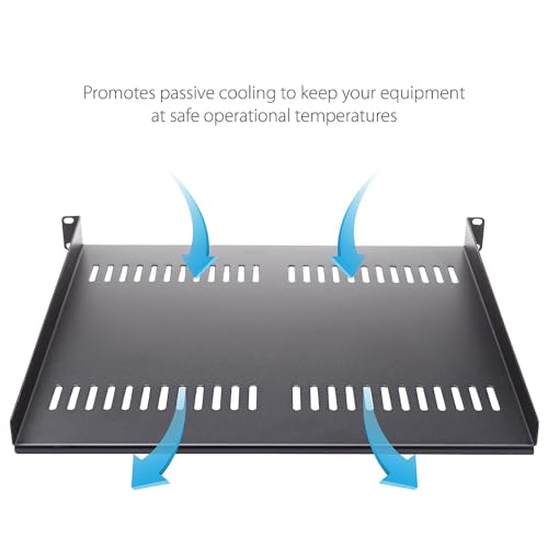 Étagère de serveur 1U ventilée évite la surchauffe en rack 48,3 cm
