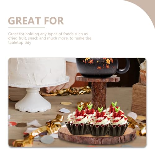 Présentoir à cupcakes en bois pour optimiser l'espace de votre table
