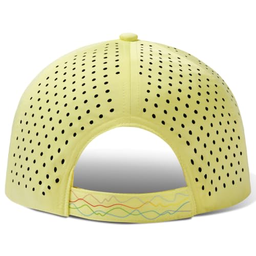 Image of UPF 50+ Performance Water Resistant Baseball Cap Lightweight Breathable Hat Golf Running Boat Hiking for Men Women