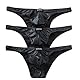 YUFEIDA Herren Boxer Slips Unterwäsche Schwarz Dessous Bikini Strings Höschen Erotische Strings für Herren