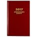 AT-A-GLANCE Diary 2017, Daily, Standard, 8 x 12-1/2", Red (SD37613)