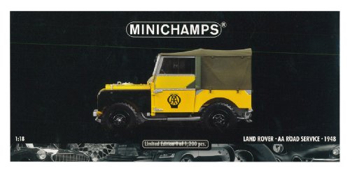 Land Rover 1:18 Scale AA Road Service 1948 (Yellow)