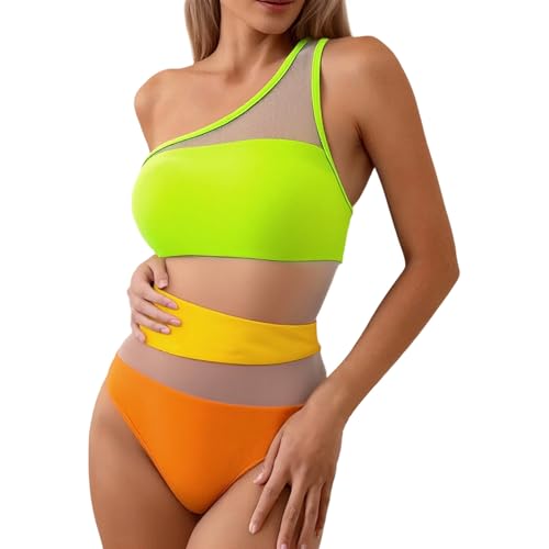 Bañador Reductor Mujer,Bañadores Brasileño Vientre Plano Barriga Monokinis Traje de baño una Pieza Deportivo Activo Tallas Grande Ideal Vacaciones Tropicales