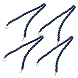 GALPADA 4 Stück Teiliges Elastisches Stiefelband mit Metallhaken Verstellbare Outdoor bindebänder für Wandern Radfahren Camping Elastische Beinriemen für Herren und Damen Blau