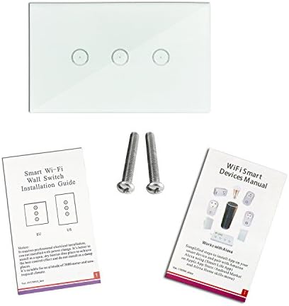 Hot Smart WiFi Light Switch Compatible with Alexa and Google Assistant Phone Remote Control Wireless Switch No Hub Required Automatic Control Your flashlight From anywhere