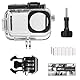 FitStill 50M/164FT wasserdichtes Gehäuse für DJI Osmo Action 5 Pro/Action 4/Action 3, perfekt für Unterwasserfotografie, doppeltes Cold Shoe-Design, DJI Osmo Action 5 Pro-Gehäuse