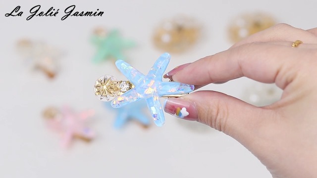 Amazon.com : Starfish and Shell Pearl Hair Clips Set - Cute