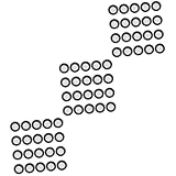 Uonlytech 60pcs Faucet Seal Replacement Part Rubber Gasket Shower Head Filter Plumbing Hose Strainer Fine Mesh Sink Strainer Tool Point Fit