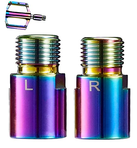 Laufunjoy Fahrrad Pedal Extender - 1 Paar Distanz-Verlängerung Spacer 9/16...