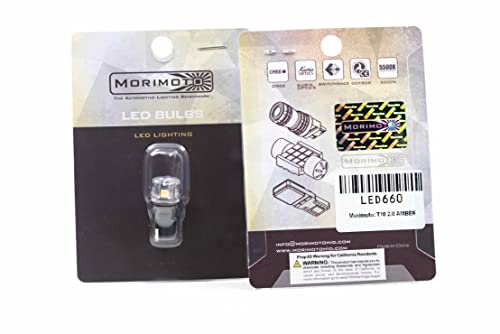 Morimoto XB LED Bulbs: T10/194: Ámbar miniatura 3