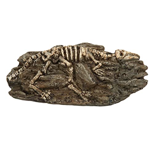 Pssopp Aquarium Decor Resin Dinosaur Fish Tank Ornament Resin Reptile Tank Ornament for Prehistoric Fish Tank Decoration