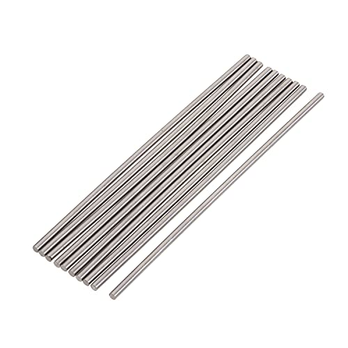 Barra redonda de acero HSS 2.3mm x 100mm 10pcs miniatura 1