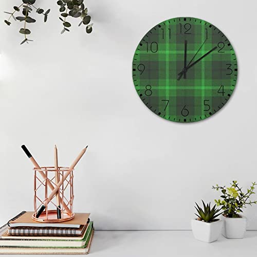 Horloge murale verte décoration de cheminée et salon moderne - 4