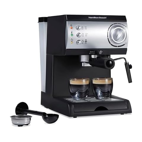 Hamilton Beach 15 Bar Espresso Machine with Milk Frother Cover