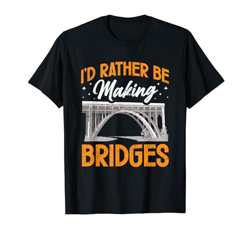 Puentes e Ingeniero de Puentes Ingeniería Civil Camiseta